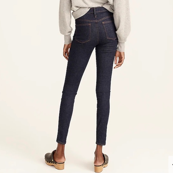 J.Crew Tall 9” Mid-Rise Toothpick Jean in Classic Rinse Wash - Picture 2 of 6